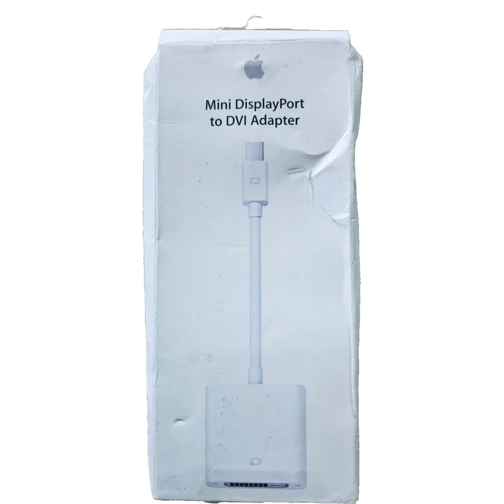 Apple A1305 Mini DisplayPort to DVI Adapter OEM Original White Open Box
